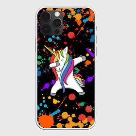 Чехол для iPhone 12 Pro Max с принтом ЕДИНОРОГ РАДУГА в Екатеринбурге, Силикон |  | color | dab | pony | rainbow | unicornis dab | брызги | даб | единорог | единорог радуга | животные | краски | красочные | ляпистые | пони | радуга | цвета радуги