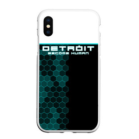 Чехол для iPhone XS Max матовый с принтом Detroit become human в Екатеринбурге, Силикон | Область печати: задняя сторона чехла, без боковых панелей | 2038 | connor | dbh | detroit | gamer | kara | андроид | девиант | детройт | кара | квест | коннор | маркус