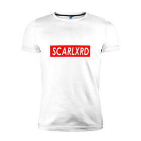Мужская футболка премиум с принтом Scarlxrd в Екатеринбурге, 92% хлопок, 8% лайкра | приталенный силуэт, круглый вырез ворота, длина до линии бедра, короткий рукав | 
