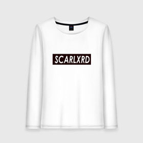 Женский лонгслив хлопок с принтом scarlxrd_black в Екатеринбурге, 100% хлопок |  | scarlxrd | мариус