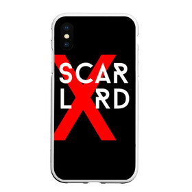 Чехол для iPhone XS Max матовый с принтом scarlxrd_3 в Екатеринбурге, Силикон | Область печати: задняя сторона чехла, без боковых панелей | scarlxrd | мариус