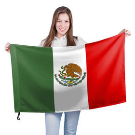 Флаг 3D с принтом Мексика Чемпионат Мира в Екатеринбурге, 100% полиэстер | плотность ткани — 95 г/м2, размер — 67 х 109 см. Принт наносится с одной стороны | mexico | бразилия | мексика | сборная мексики | футбол | чемпионат мира