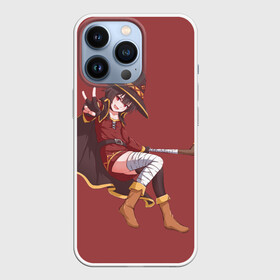 Чехол для iPhone 13 Pro с принтом Megumin peace в Екатеринбурге,  |  | konosuba | megumin | мегумин