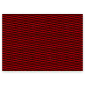 Поздравительная открытка с принтом Красная змея в Екатеринбурге, 100% бумага | плотность бумаги 280 г/м2, матовая, на обратной стороне линовка и место для марки
 | змеиная кожа | змея | кожа | кожа змеи | красная кожа | красный | красный дракон | текстура змеи