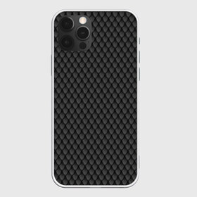 Чехол для iPhone 12 Pro Max с принтом Черный дракон в Екатеринбурге, Силикон |  | змея | кожа | текстура | черный | черный дракон