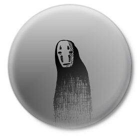 Значок с принтом Унесенные призраками в Екатеринбурге,  металл | круглая форма, металлическая застежка в виде булавки | spirited away | миядзаки | хаяо