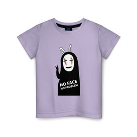 Детская футболка хлопок с принтом Унесенные призраками в Екатеринбурге, 100% хлопок | круглый вырез горловины, полуприлегающий силуэт, длина до линии бедер | Тематика изображения на принте: spirited away | миядзаки | хаяо