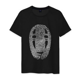 Мужская футболка хлопок с принтом Безликий в Екатеринбурге, 100% хлопок | прямой крой, круглый вырез горловины, длина до линии бедер, слегка спущенное плечо. | spirited away | миядзаки | хаяо