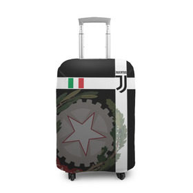 Чехол для чемодана 3D с принтом Juventus - форма в Екатеринбурге, 86% полиэфир, 14% спандекс | двустороннее нанесение принта, прорези для ручек и колес | cr7 | geometry | juve | juventus | ronaldo | texture | геометрия | герб италии | звезда | роналдо | текстура | флаг италии | ювентус