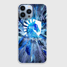 Чехол для iPhone 13 Pro Max с принтом TEAM LIQUID E SPORT в Екатеринбурге,  |  | 2019 | blue | cybersport | esport | liquid | logo | pro league | team | team liquid | киберспорт | логотип | тим ликвид | фирменные цвета