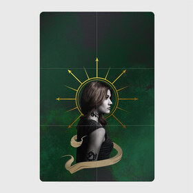 Магнитный плакат 2Х3 с принтом Clarissa Frey в Екатеринбурге, Полимерный материал с магнитным слоем | 6 деталей размером 9*9 см | freeform | shadowhunters | доминик шервуд | клэри фрэй | кэтрин макнамара | фэнтази