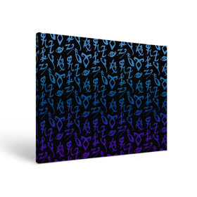 Холст прямоугольный с принтом Blue runes в Екатеринбурге, 100% ПВХ |  | freeform | shadowhunters | доминик шервуд | клэри фрэй | кэтрин макнамара | фэнтази
