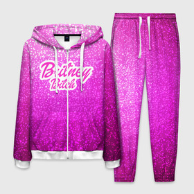 Мужской костюм 3D с принтом Britney Bitch _pink в Екатеринбурге, 100% полиэстер | Манжеты и пояс оформлены тканевой резинкой, двухслойный капюшон со шнурком для регулировки, карманы спереди | Тематика изображения на принте: baby one more time | britney spears | oops | бритни спирс
