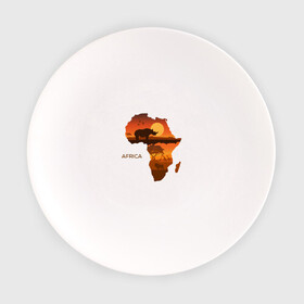 Тарелка с принтом Африка в Екатеринбурге, фарфор | диаметр - 210 мм
диаметр для нанесения принта - 120 мм | африка | дикая природа | дикие животные | карта | карты | носорог | природа | туризм | экзотика
