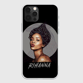 Чехол для iPhone 12 Pro с принтом Rihanna в Екатеринбурге, силикон | область печати: задняя сторона чехла, без боковых панелей | Тематика изображения на принте: rihanna | риана | рианна