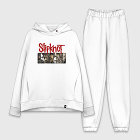 Женский костюм хлопок Oversize с принтом Slipknot в Екатеринбурге,  |  | slipknot | альтернативный | грув | джей вайнберг | кользящий узел | крис фен | крэйг джонс | метал | мик томсон | музыка | ню | петля | рок | сид уилсон | слайпкнот | слипкнот | слипнот | удавка