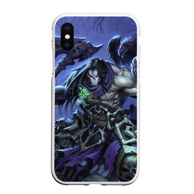 Чехол для iPhone XS Max матовый с принтом Darksiders II Death Lives в Екатеринбурге, Силикон | Область печати: задняя сторона чехла, без боковых панелей | ад | апокалипсис | война | тьма