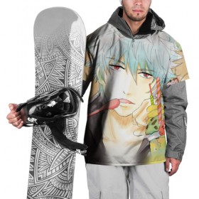 Накидка на куртку 3D с принтом Gintama в Екатеринбурге, 100% полиэстер |  | гинтама | манга | самурай | серебряная душа | сериал | япония