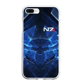 Чехол для iPhone 7Plus/8 Plus матовый с принтом MASS EFFECT N7 в Екатеринбурге, Силикон | Область печати: задняя сторона чехла, без боковых панелей | n7 | альянс | броня | костюм | масс эффект | н7