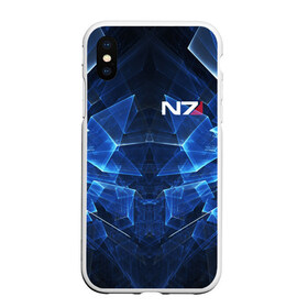 Чехол для iPhone XS Max матовый с принтом MASS EFFECT N7 в Екатеринбурге, Силикон | Область печати: задняя сторона чехла, без боковых панелей | n7 | альянс | броня | костюм | масс эффект | н7