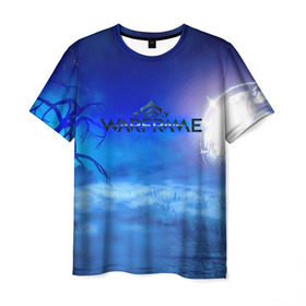 Мужская футболка 3D с принтом WARFRAME в Екатеринбурге, 100% полиэфир | прямой крой, круглый вырез горловины, длина до линии бедер | 2019 | fortuna | stalker | warframe | варфрейм | сталкер | тэнно