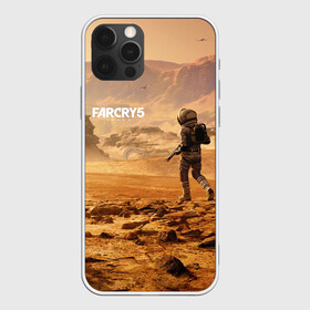 Чехол для iPhone 12 Pro с принтом FAR CRY 5 LOST ON MARS в Екатеринбурге, силикон | область печати: задняя сторона чехла, без боковых панелей | action | far cry | far cry 5 | lost on mars | игра | космонавт | космос | марс | экшн