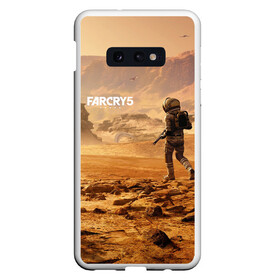 Чехол для Samsung S10E с принтом FAR CRY 5 LOST ON MARS в Екатеринбурге, Силикон | Область печати: задняя сторона чехла, без боковых панелей | Тематика изображения на принте: action | far cry | far cry 5 | lost on mars | игра | космонавт | космос | марс | экшн