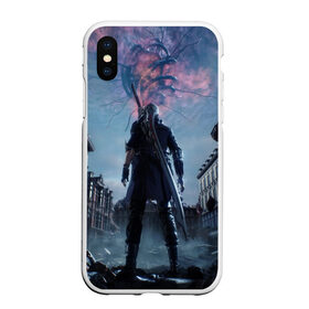 Чехол для iPhone XS Max матовый с принтом DEVIL MAY CRY 5 в Екатеринбурге, Силикон | Область печати: задняя сторона чехла, без боковых панелей | devil may cry | game | девил май край | игра