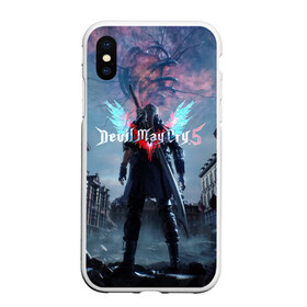 Чехол для iPhone XS Max матовый с принтом DEVIL MAY CRY 5 в Екатеринбурге, Силикон | Область печати: задняя сторона чехла, без боковых панелей | devil may cry | game | девил май край | игра