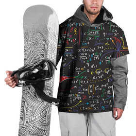 Накидка на куртку 3D с принтом Math в Екатеринбурге, 100% полиэстер |  | математика | наука | тригонометрия | уравнения | формулы | цифры