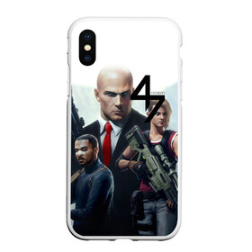 Чехол для iPhone XS Max матовый с принтом AGENT 47 HITMAN в Екатеринбурге, Силикон | Область печати: задняя сторона чехла, без боковых панелей | agent 47 | агент 47 | хитман