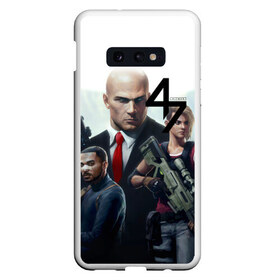 Чехол для Samsung S10E с принтом AGENT 47 HITMAN в Екатеринбурге, Силикон | Область печати: задняя сторона чехла, без боковых панелей | agent 47 | агент 47 | хитман