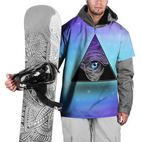 Накидка на куртку 3D с принтом Пирамида / Всевидящее око в Екатеринбурге, 100% полиэстер |  | 