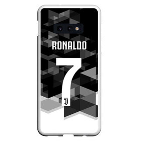 Чехол для Samsung S10E с принтом RONALDO JUVE SPORT в Екатеринбурге, Силикон | Область печати: задняя сторона чехла, без боковых панелей | cr7 | fc | клуб | криштиану роналду | роналдо | фк | ювентус