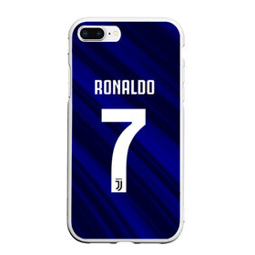 Чехол для iPhone 7Plus/8 Plus матовый с принтом RONALDO JUVE SPORT в Екатеринбурге, Силикон | Область печати: задняя сторона чехла, без боковых панелей | cr7 | fc | клуб | криштиану роналду | роналдо | фк | ювентус