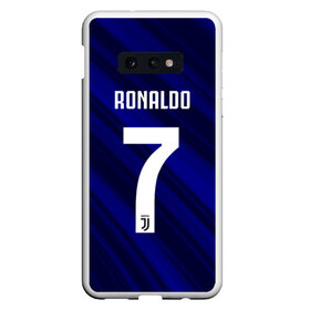 Чехол для Samsung S10E с принтом RONALDO JUVE SPORT в Екатеринбурге, Силикон | Область печати: задняя сторона чехла, без боковых панелей | cr7 | fc | клуб | криштиану роналду | роналдо | фк | ювентус