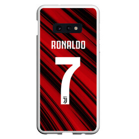 Чехол для Samsung S10E с принтом RONALDO JUVE SPORT в Екатеринбурге, Силикон | Область печати: задняя сторона чехла, без боковых панелей | club | cr7 | fc | football | ronaldo | sport | криштиану роналду | роналдо | спорт | фк | форма | футбольный клуб | ювентус