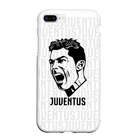 Чехол для iPhone 7Plus/8 Plus матовый с принтом RONALDO JUVE SPORT в Екатеринбурге, Силикон | Область печати: задняя сторона чехла, без боковых панелей | cr7 | fc | клуб | криштиану роналду | роналдо | фк | ювентус