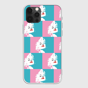 Чехол для iPhone 12 Pro с принтом Marilyn Monroe в Екатеринбурге, силикон | область печати: задняя сторона чехла, без боковых панелей | marilyn monroe | pop art | мэрилин монро | поп арт