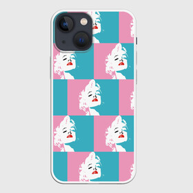 Чехол для iPhone 13 mini с принтом Marilyn Monroe в Екатеринбурге,  |  | marilyn monroe | pop art | мэрилин монро | поп арт