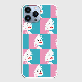 Чехол для iPhone 13 Pro Max с принтом Marilyn Monroe в Екатеринбурге,  |  | Тематика изображения на принте: marilyn monroe | pop art | мэрилин монро | поп арт