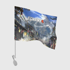 Флаг для автомобиля с принтом Far Cry 4 в Екатеринбурге, 100% полиэстер | Размер: 30*21 см | action | far cry 4 | армия | гималаи | гирокоптер | мин | мир | открытый | франшиза | ховеркрафт | шутер