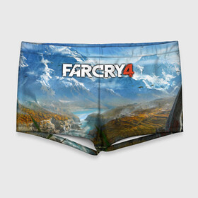 Мужские купальные плавки 3D с принтом Far Cry 4 в Екатеринбурге, Полиэстер 85%, Спандекс 15% |  | action | far cry 4 | армия | гималаи | гирокоптер | мин | мир | открытый | франшиза | ховеркрафт | шутер