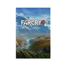 Обложка для паспорта матовая кожа с принтом Far Cry 4 в Екатеринбурге, натуральная матовая кожа | размер 19,3 х 13,7 см; прозрачные пластиковые крепления | action | far cry 4 | армия | гималаи | гирокоптер | мин | мир | открытый | франшиза | ховеркрафт | шутер