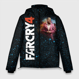 Мужская зимняя куртка 3D с принтом Пэйган Мин Far Cry 4 в Екатеринбурге, верх — 100% полиэстер; подкладка — 100% полиэстер; утеплитель — 100% полиэстер | длина ниже бедра, свободный силуэт Оверсайз. Есть воротник-стойка, отстегивающийся капюшон и ветрозащитная планка. 

Боковые карманы с листочкой на кнопках и внутренний карман на молнии. | action | far cry 4 | армия | гималаи | гирокоптер | мин | мир | открытый | франшиза | ховеркрафт | шутер