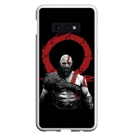 Чехол для Samsung S10E с принтом God of War 4 в Екатеринбурге, Силикон | Область печати: задняя сторона чехла, без боковых панелей | Тематика изображения на принте: atreus | god of war | god of war 4 | gow | kratos | ps4 | атрей | бог войны | гов | зы4 | кратос | левиафан | мальчик | мимир | мировой змей | пиратs | руны | эксклюзив