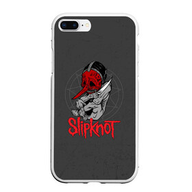 Чехол для iPhone 7Plus/8 Plus матовый с принтом Slipknot в Екатеринбурге, Силикон | Область печати: задняя сторона чехла, без боковых панелей | slipknot | грув | джей вайнберг | кори тейлор | крис фен | крэйг джонс | метал | мик томсон | музыка | ню | петля | рок | сид уилсон | скользящий узел | слайпкнот | слипкнот | слипнот | удавка