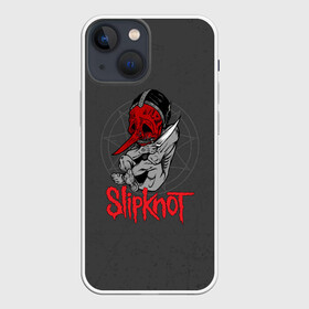 Чехол для iPhone 13 mini с принтом Slipknot в Екатеринбурге,  |  | slipknot | грув | джей вайнберг | кори тейлор | крис фен | крэйг джонс | метал | мик томсон | музыка | ню | петля | рок | сид уилсон | скользящий узел | слайпкнот | слипкнот | слипнот | удавка