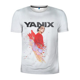 Мужская футболка 3D спортивная с принтом Yanix в Екатеринбурге, 100% полиэстер с улучшенными характеристиками | приталенный силуэт, круглая горловина, широкие плечи, сужается к линии бедра | 