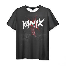 Мужская футболка 3D с принтом YANIX в Екатеринбурге, 100% полиэфир | прямой крой, круглый вырез горловины, длина до линии бедер | 